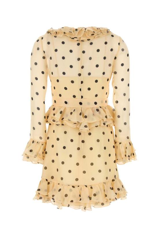 25SS 발렌티노 가라바니 숏 원피스 6B3VAF3793H 0AN AVORIONERO - VALENTINO GARAVANI