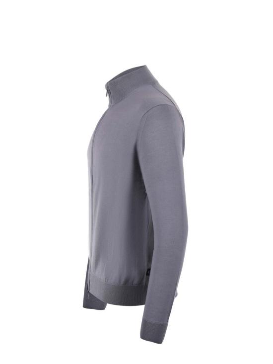 24FW 엠포리오 아르마니 집업 니트 8N1MUZ1MJXZ 06K3 GREY - EMPORIO ARMANI