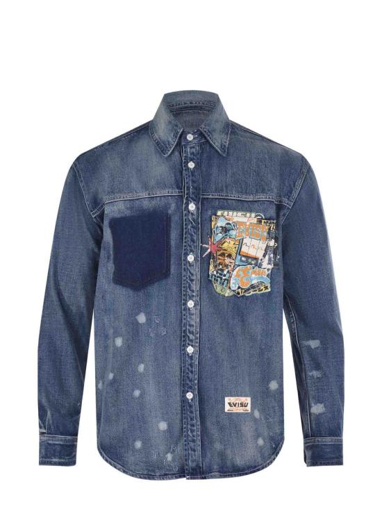 24FW 에비수 긴팔 셔츠 DL8027INDIGO Navy