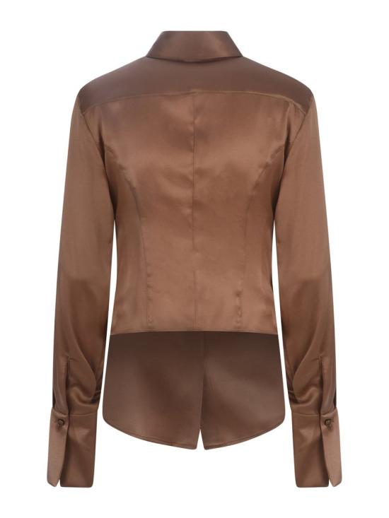  핑코 블라우스 100612 ZR64N33 BROWN - PINKO