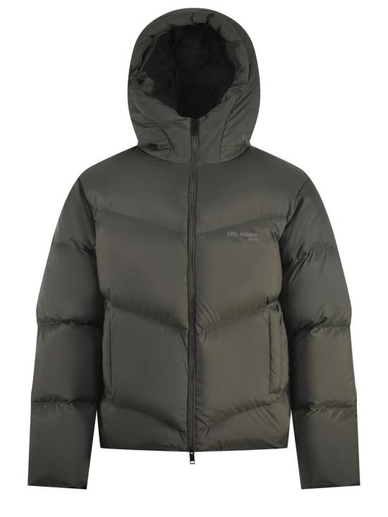 24FW 악셀 아리가토 숏패딩 A2403001DARK GREY GREEN - AXEL ARIGATO