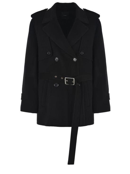 24FW 핑코 코트 103820 Y27PZ99 Black - PINKO