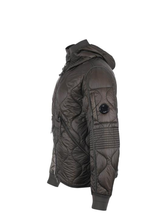 24FW 씨피 컴퍼니 숏패딩 CMOW009A110158A 674 GREEN - C.P. COMPANY