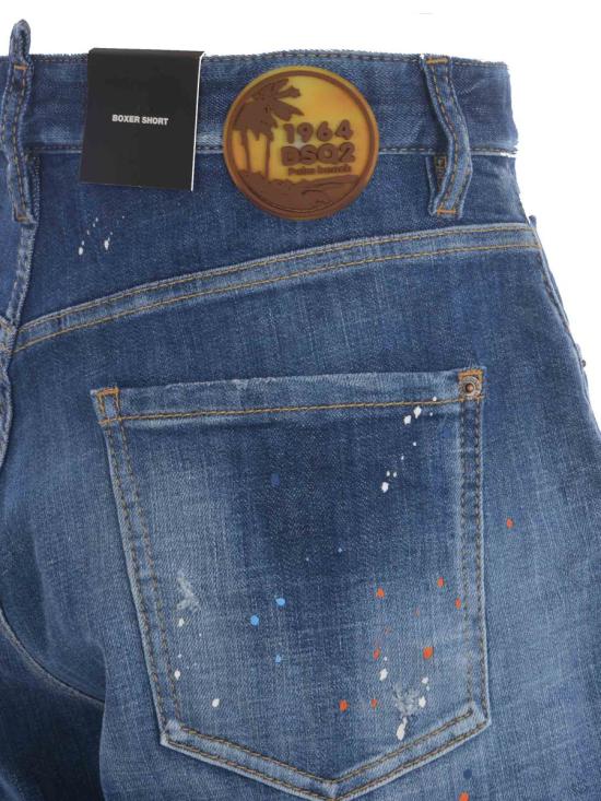  디스퀘어드2 숏팬츠 S71MU0797S30872 470 DENIM AZZURRO - DSQUARED2