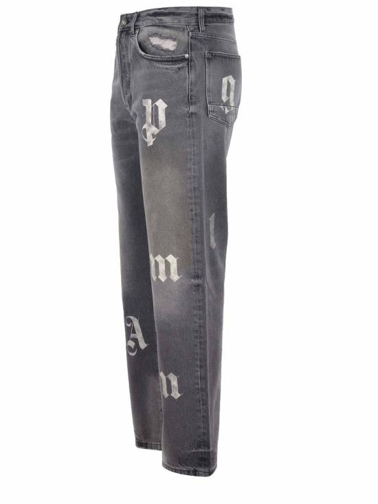 24FW 팜앤젤스 데님 팬츠 PMYA041F24DEN0011010 GREY - PALM ANGELS