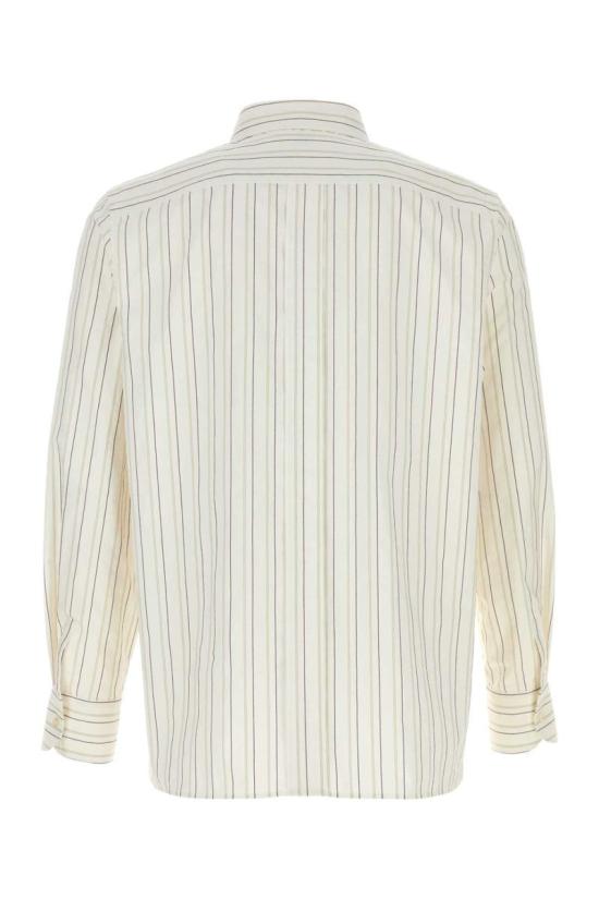 25FW 생로랑 긴팔 셔츠 848033Y7K19 1332 CRAIEKAKIMARRON - SAINT LAURENT