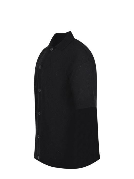 25SS 패밀리퍼스트 밀라노 반팔 셔츠 SWS2502BLACK Black - FAMILY FIRST MILANO