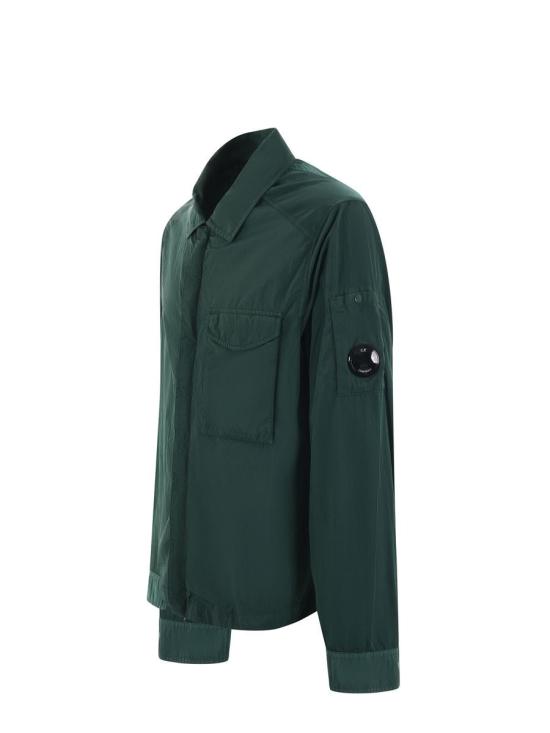  씨피 컴퍼니 긴팔 셔츠 CMOS039A5904G 649 VERDE SMERALDO - C.P. COMPANY
