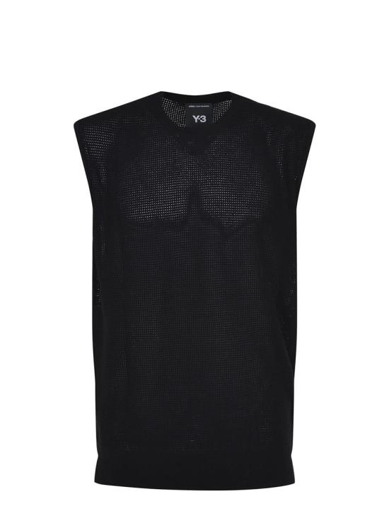 25SS 아디다스 Y3 니트 베스트 JN4874BLACK Black