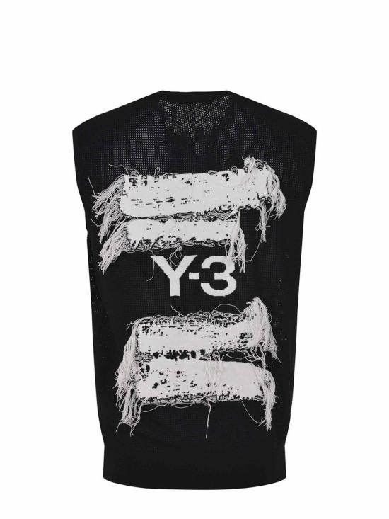 25SS 아디다스 Y3 니트 베스트 JN4874BLACK Black - ADIDAS Y3