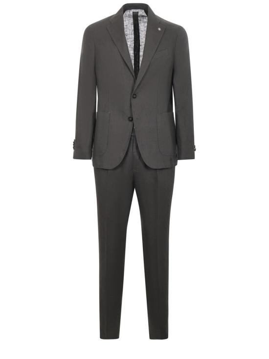 25SS 마뉴엘리츠 수트 세트 A3728L253127 38 GREEN