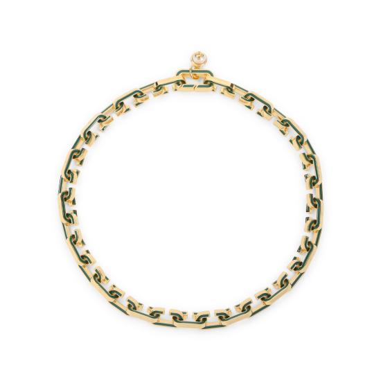 25FW 카사블랑카 네크리스 AAW25JW32301 GREEN GOLD - CASABLANCA