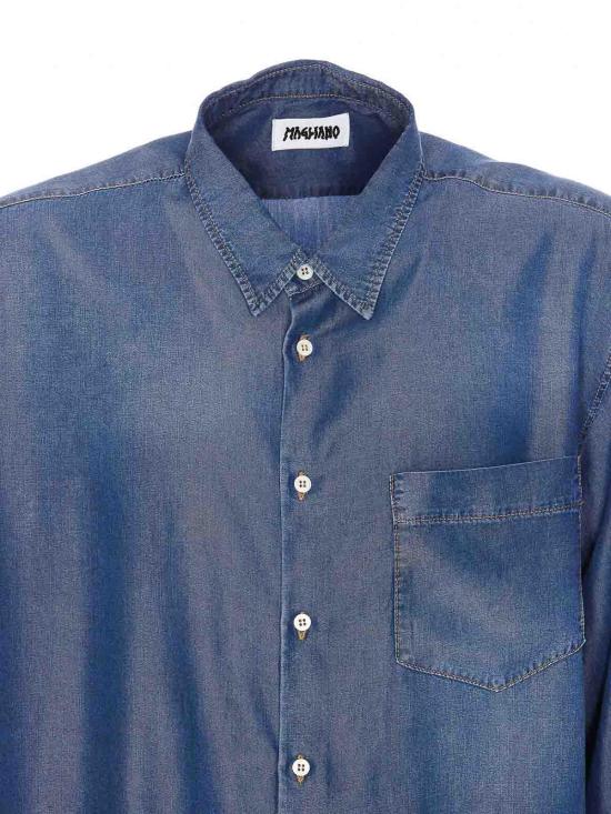 25SS 마리아노 OFFICINA, 오피치나 피자마 롱슬리브 데님 셔츠 T2801872907 - MAGLIANO