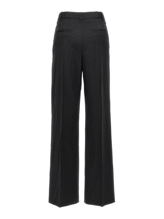  루루 스튜디오 스트레이트 팬츠 SBIRUBLACK Black - LOULOU STUDIO