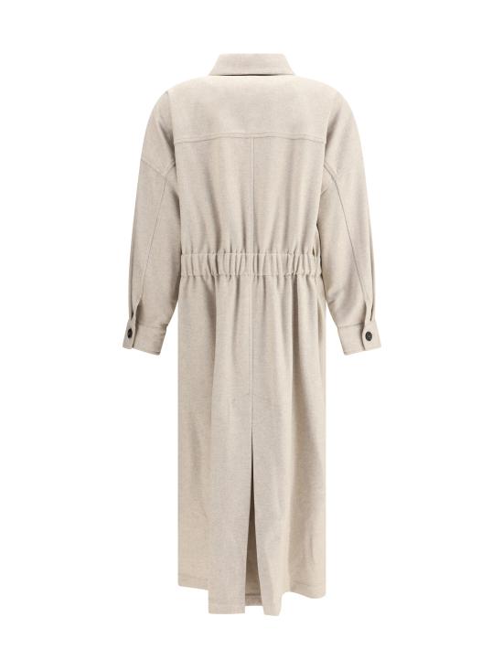 25FW 브루넬로 쿠치넬리 하프 롱 트렌치 코트 MD5919945P C108 BEIGE - BRUNELLO CUCINELLI