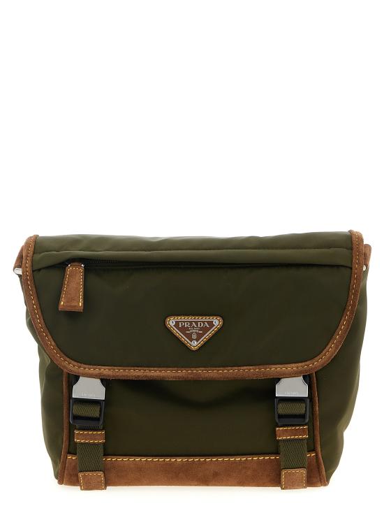 25FW 프라다 삼각로고 리나일론 메신저 크로스백  2VD066VOBF384F041O Green