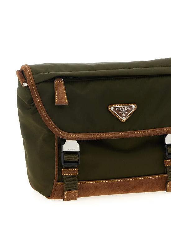 25FW 프라다 삼각로고 리나일론 메신저 크로스백  2VD066VOBF384F041O Green - PRADA