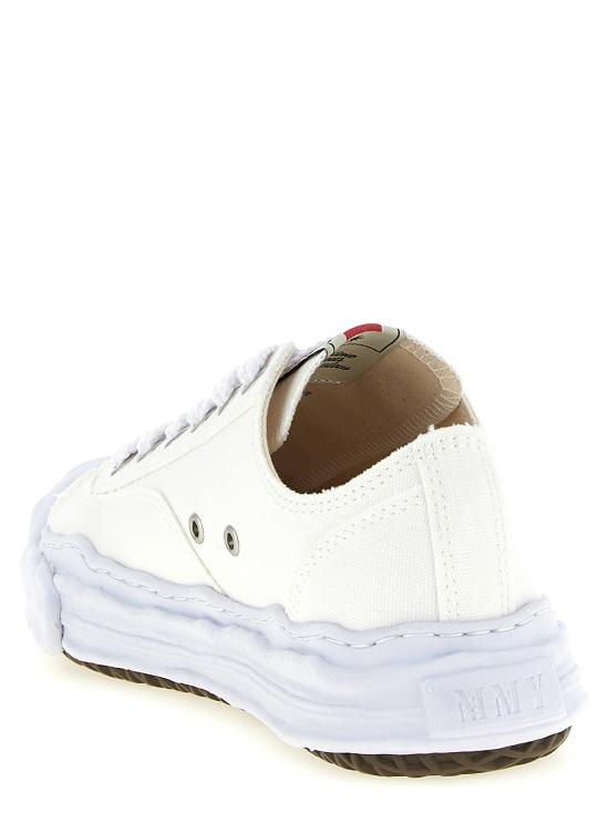 26FW 메종 미하라 야스히로 행크 OG 솔 캔버스 로우탑 A05FW702WHITE White - MAISON MIHARA YASUHIRO