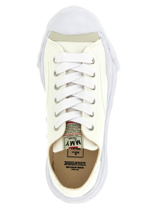 26FW 메종 미하라 야스히로 행크 OG 솔 캔버스 로우탑 A05FW702WHITE White - MAISON MIHARA YASUHIRO