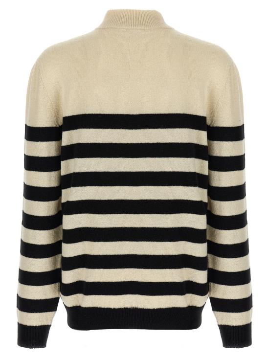 25FW 발망 스웨터 FH1KF12170KIGKP White Black - BALMAIN