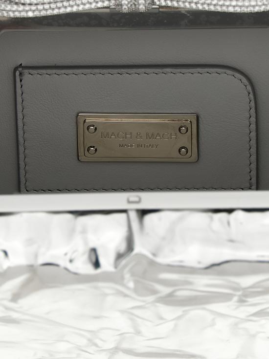 25FW 마흐앤마흐 크로스백 PF25BG0002WRPSIL Silver - MACH&MACH