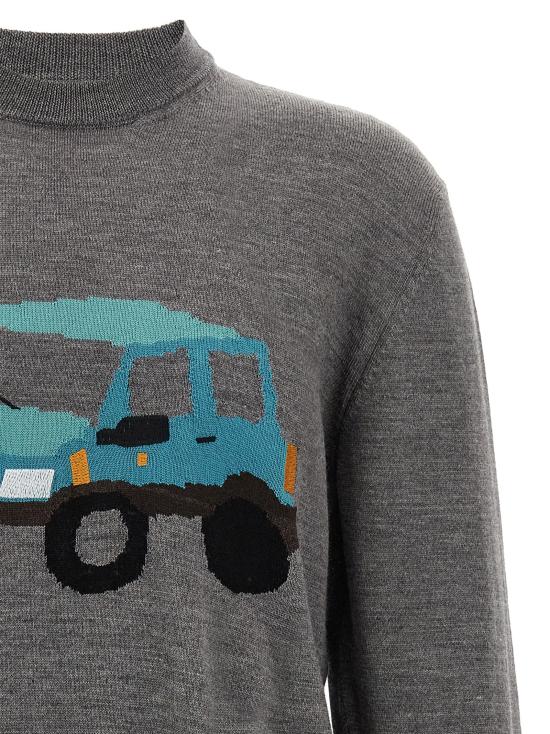 25FW 마리아노 스웨터 MGFW25SW060733341 Gray - MAGLIANO