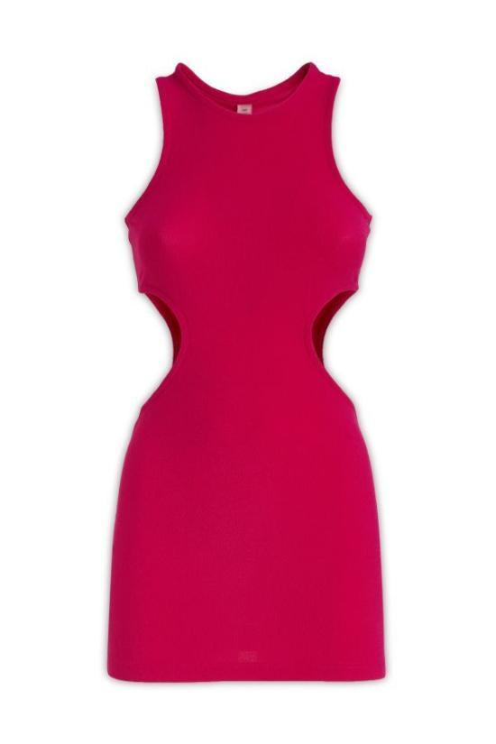  레이나올가 숏 원피스 FLI DRESS FUXIA TERRY FUCXIA