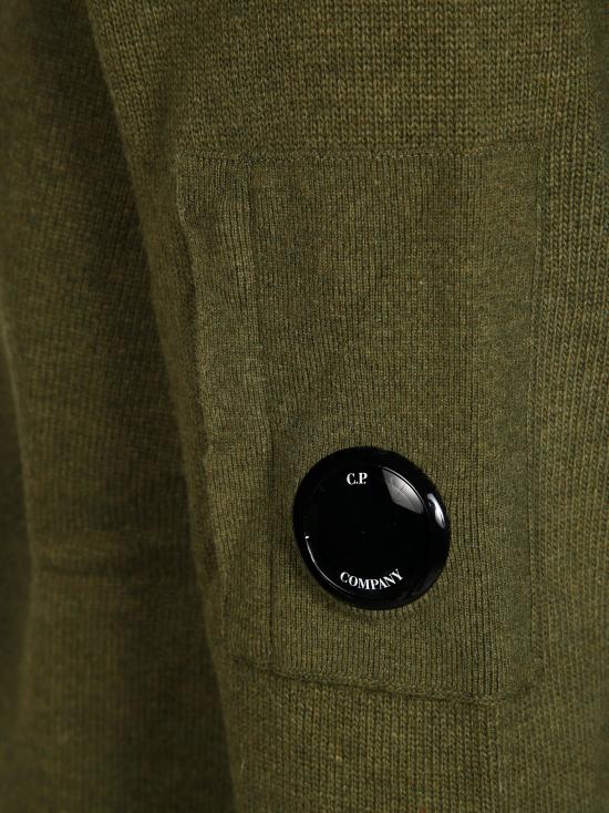25FW 씨피 컴퍼니 스웨터 19CMKN707A 110149A 652 VERDE - C.P. COMPANY