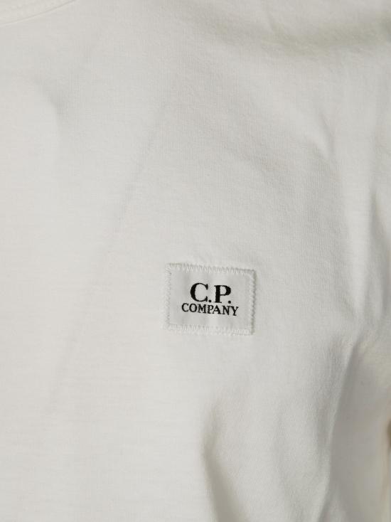 25FW 씨피 컴퍼니 반팔 티셔츠 19CMTS132A 006374G 103 BIANCO - C.P. COMPANY