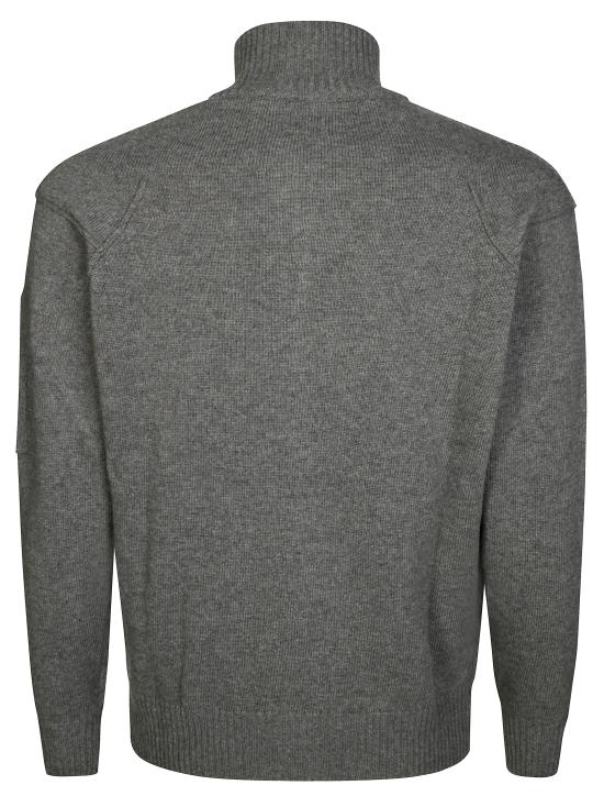 25FW 씨피 컴퍼니 집업 니트 19CMKN708A 110149A 921 GRIGIO - C.P. COMPANY