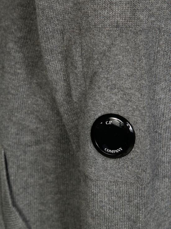 25FW 씨피 컴퍼니 집업 니트 19CMKN708A 110149A 921 GRIGIO - C.P. COMPANY