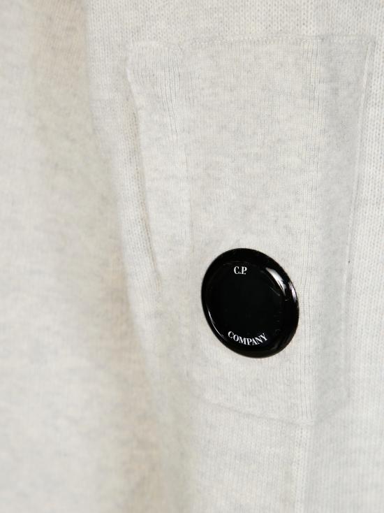 25FW 씨피 컴퍼니 집업 니트 19CMKN709A 110149A M13 GRIGIO - C.P. COMPANY