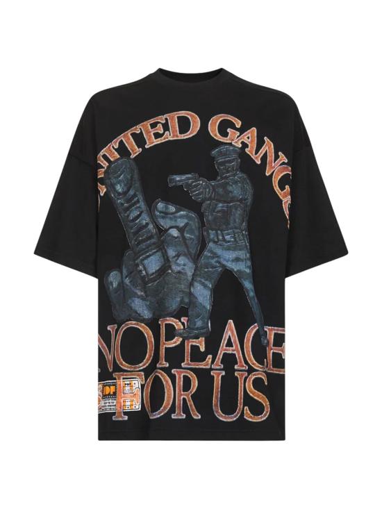 25FW 피디에프 반팔 티셔츠 DFM54029TJ110BKGA NO WASH BK GA