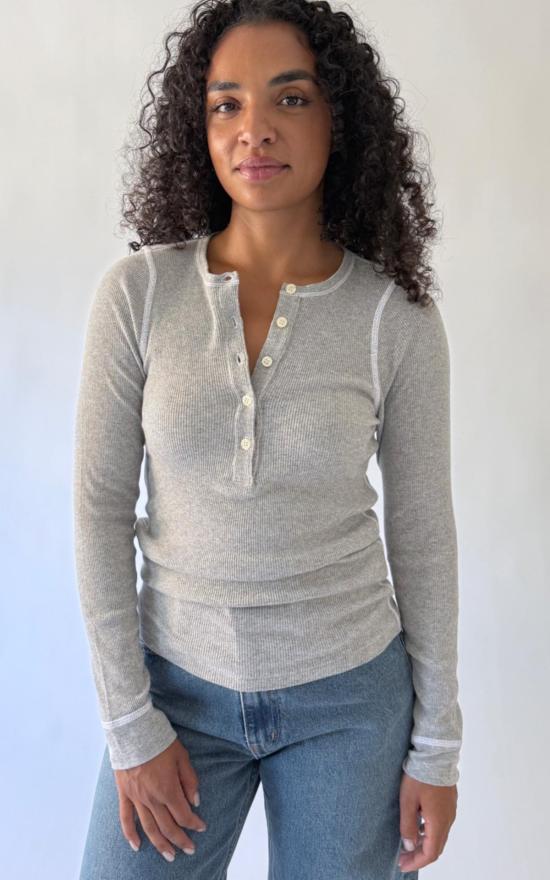  더 그레이트 반팔 티셔츠 . 베이비립 헨리 탑