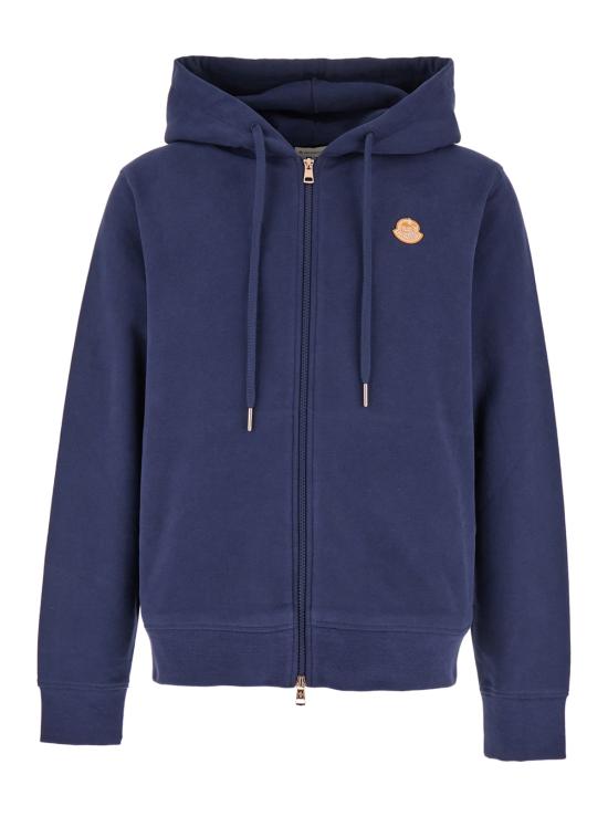 25FW 몽클레어 몽클레어 x 길가 팜 디자인 바이 도널드 글로버 코튼 집업 후드  8G0000189AUJ786 Blu