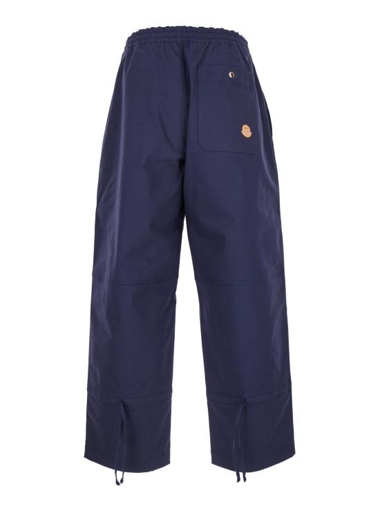 25FW 몽클레어 스트레이트 팬츠 2A00001598EC786 Blu - MONCLER