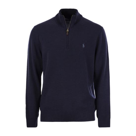  폴로 랄프로렌 집업 니트 710876756 NAVY BLUE