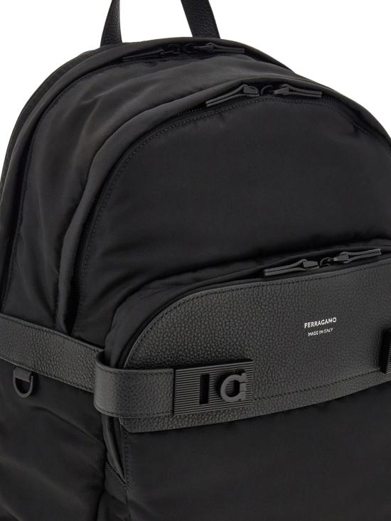 25FW 살바토레 페라가모 백팩 241782786266 BLACK DOM - SALVATORE FERRAGAMO