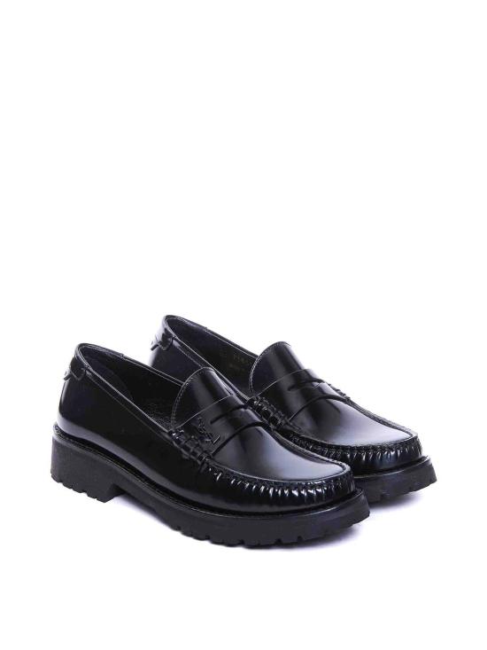  생로랑 스무스 레더 르 로퍼 716556AO9VV1000 Black - SAINT LAURENT