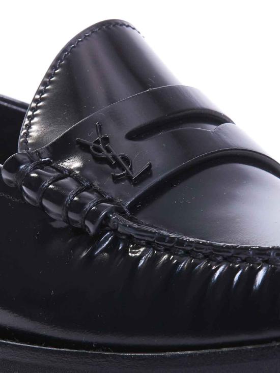  생로랑 스무스 레더 르 로퍼 716556AO9VV1000 Black - SAINT LAURENT