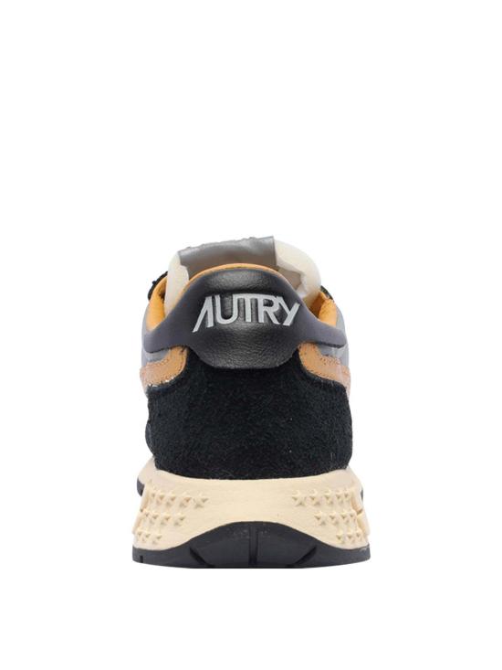 26SS 오트리 릴윈드 로우 나일론 스웨이드 스니커즈 WWLMRL05 Black - AUTRY