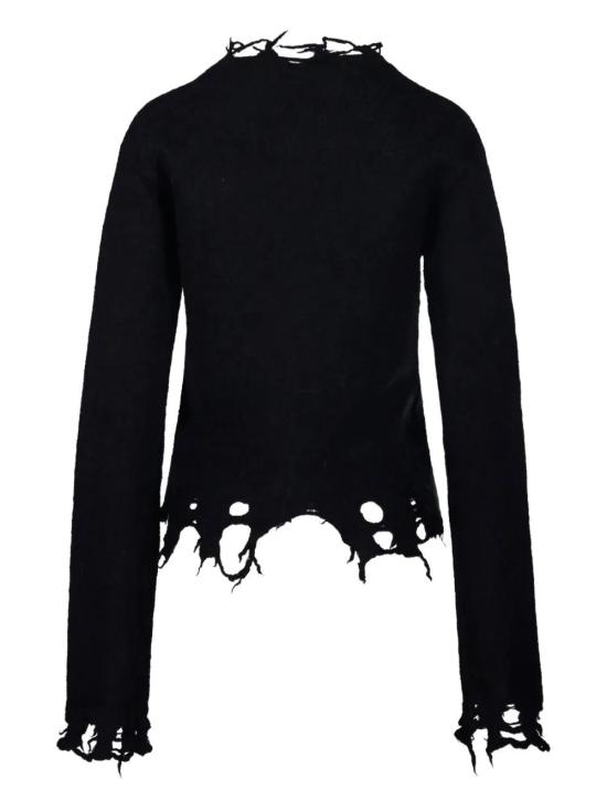 25FW 하이쿠레 스웨터 HEW07087MC066PX BLACK T0002 - HAIKURE