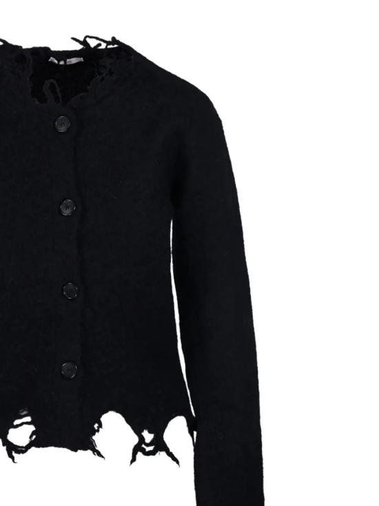 25FW 하이쿠레 스웨터 HEW07087MC066PX BLACK T0002 - HAIKURE