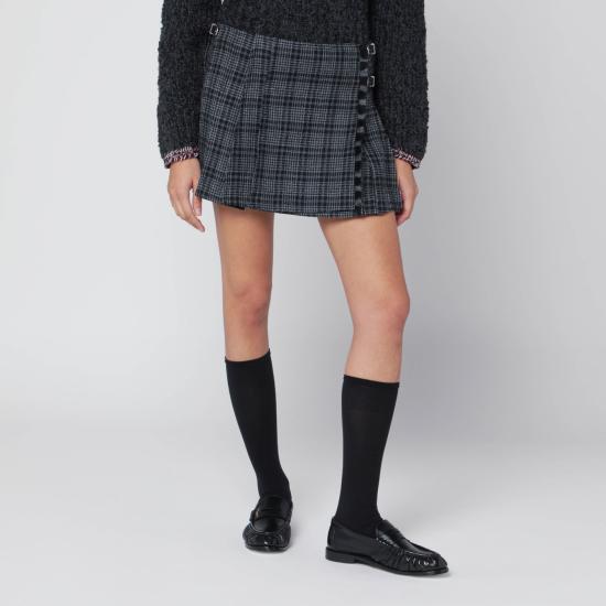 25FW 두라찌 숏 스커트 FW25SK02TT0054 Black