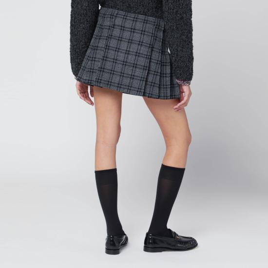 25FW 두라찌 숏 스커트 FW25SK02TT0054 Black - DURAZZI