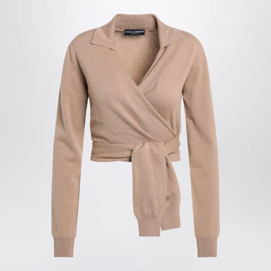 25FW 돌체앤가바나 긴팔 티셔츠 FXVB4TJBW0Q Beige