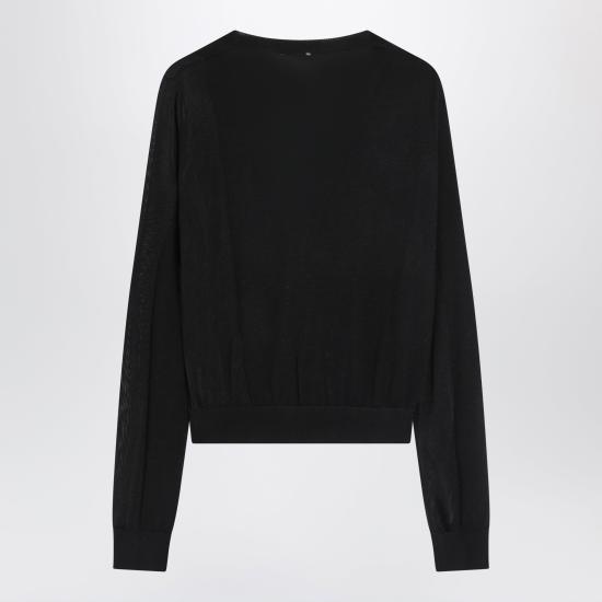 25FW 스포트막스 가디건 ATOLLOWO Black - SPORTMAX