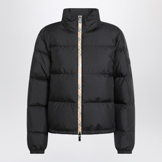 25FW 버버리 체크 테이프 앰블사이드 푸퍼 자켓 8110250168326 Black