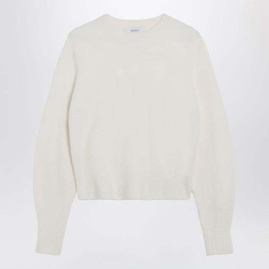 25FW 막스마라 긴팔 티셔츠 HARLEMWS White