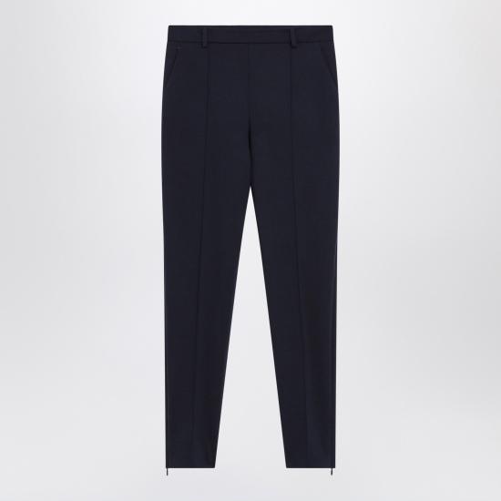 25FW 구찌 하이 웨이스트 앵클 랭스 슬림 핏 팬츠 836789ZAR2V Blue